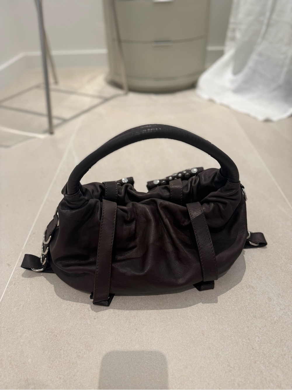 Sonia Rykiel Domino Studded Bag - Picture 3 of 6